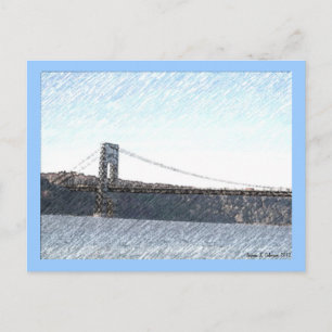 Die Ansichtskarte des Flusses Postkarte