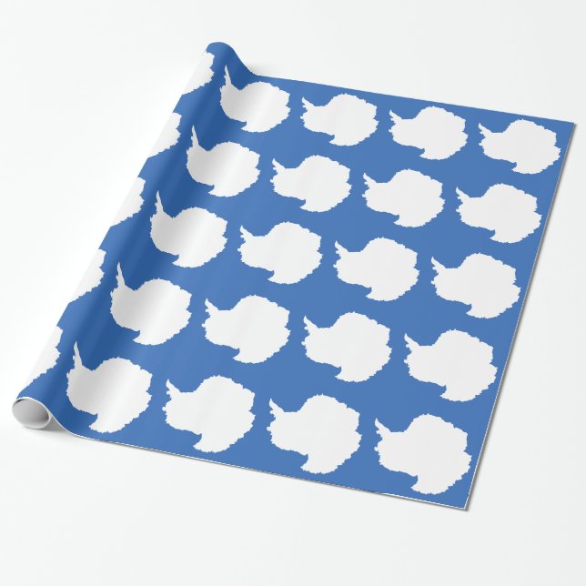 Die Antarktis-Flagge Geschenkpapier (Ungerollt)