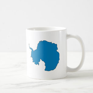 Die Antarktis-Flaggenkarte Kaffeetasse