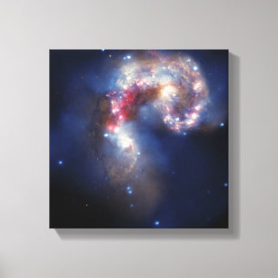 Die Antennen-Galaxien Leinwanddruck