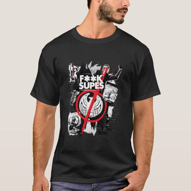Die Anti-Supes-Graffiti T-Shirt (Vorderseite)