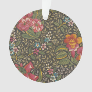 Die antike französische Toile de Jouy-Zweigstelle  Ornament