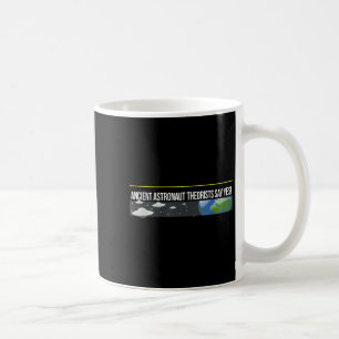 Die antiken Astronauten sagen ja, der sonnige Raum Kaffeetasse