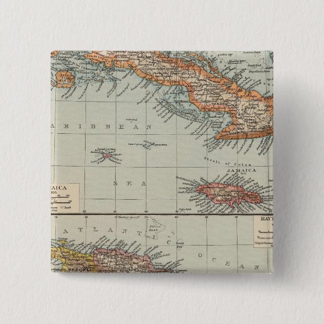 Die Antillen Button (Vorderseite)