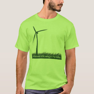 Die Antwort brennt im Wind durch T-Shirt
