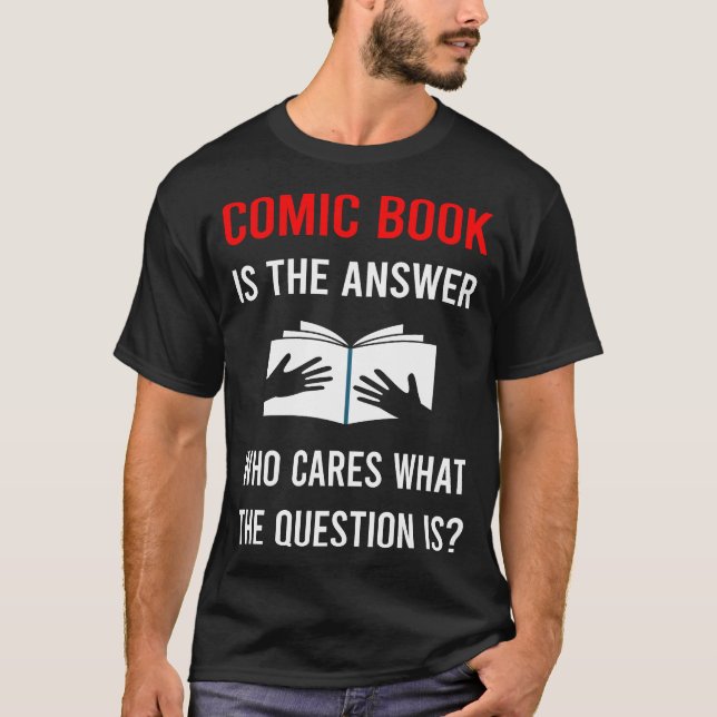 Die Antwort Comic-Hefte Comics T-Shirt (Vorderseite)