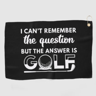 Die Antwort ist Golf Golfhandtuch