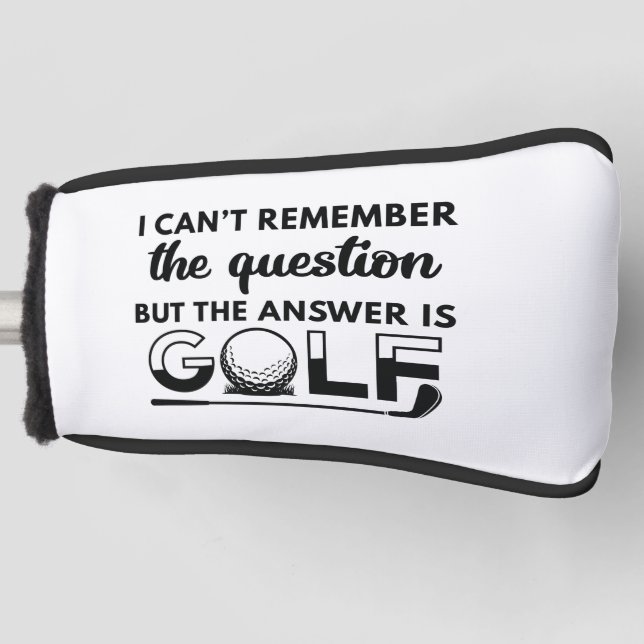 Die Antwort ist Golf Headcover (Vorderseite)