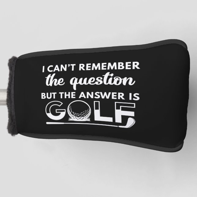 Die Antwort ist Golf Headcover (Vorderseite)
