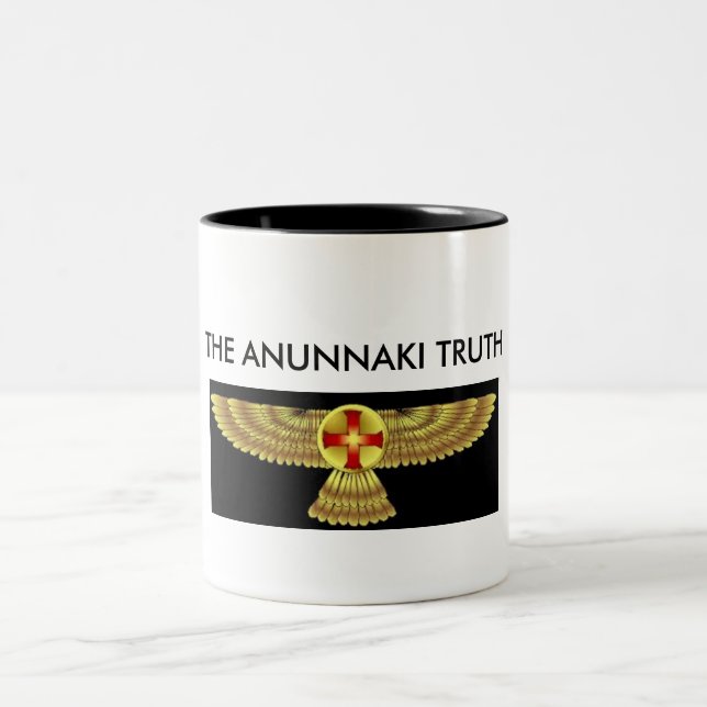 DIE ANUNNAKI WAHRHEIT ZWEIFARBIGE TASSE (Mittel)
