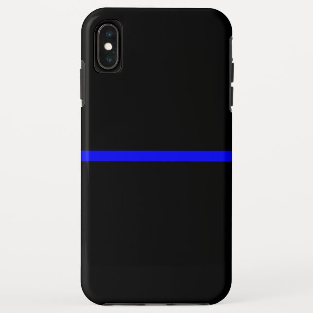 Die Anweisung symbolische Thin Blue Line Case-Mate iPhone Hülle (Rückseite)