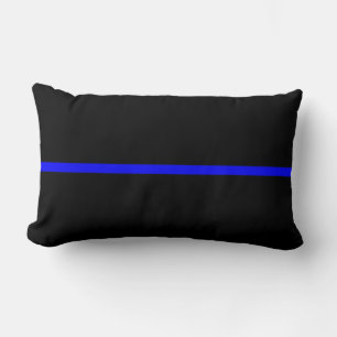 Die Anweisung symbolische Thin Blue Line Lendenkissen