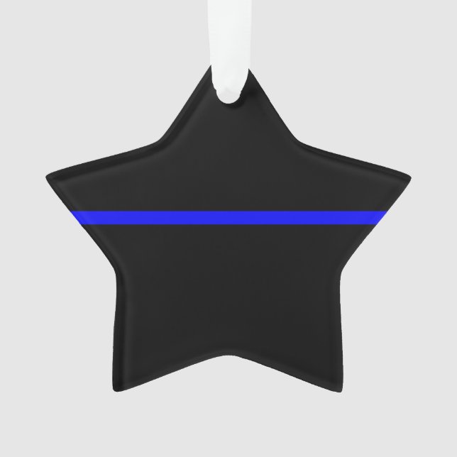Die Anweisung symbolische Thin Blue Line Ornament (Vorderseite)