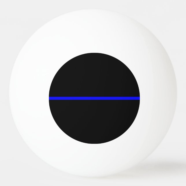 Die Anweisung symbolische Thin Blue Line Tischtennisball (Vorderseite)