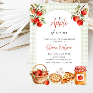 Die Apfel Unserer Augen Baby Shower Party Einladung