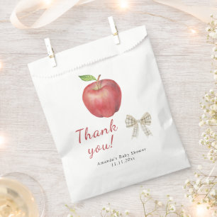 Die Apfeldusche unserer Augen Baby-Dusche Danke Geschenktütchen