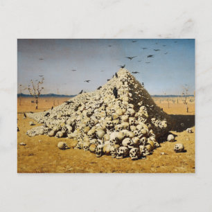 Die Apotheose des Krieges Postkarte