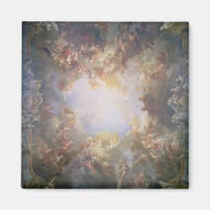 Die Apotheose von Herkules, von der Decke von Th Magnet