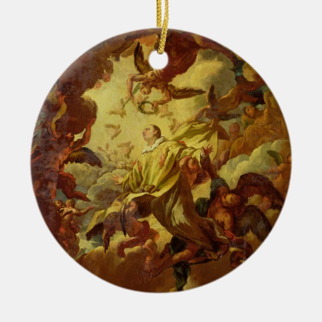 Die Apotheose von St Stephen Keramikornament (Vorne)