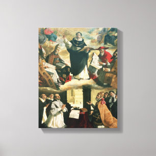 Die Apotheose von St Thomas Thomas von Aquin, 1631 Leinwanddruck