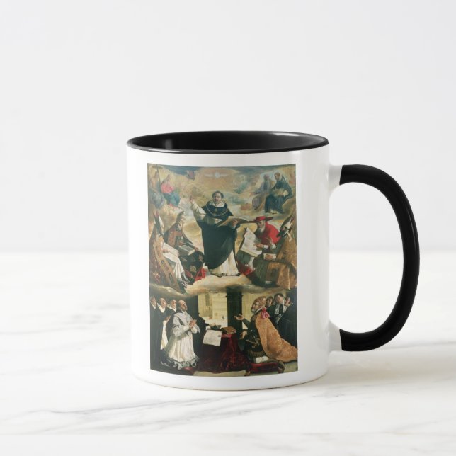 Die Apotheose von St Thomas Thomas von Aquin, 1631 Tasse (Rechts)