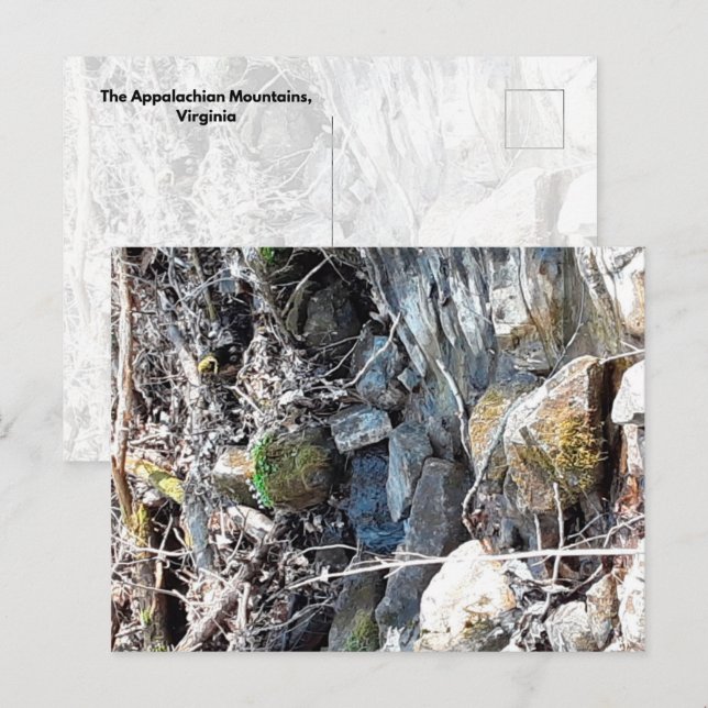 Die Appalachen, Virginia Postkarte (Vorne/Hinten)