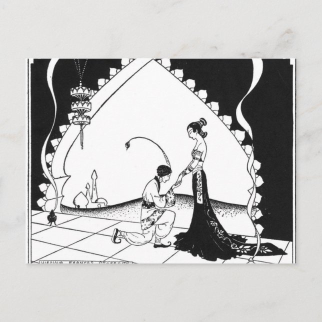 Die arabischen Nächte in Sterret Postkarte (Vorderseite)