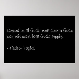 Die Arbeit des Gottes Poster