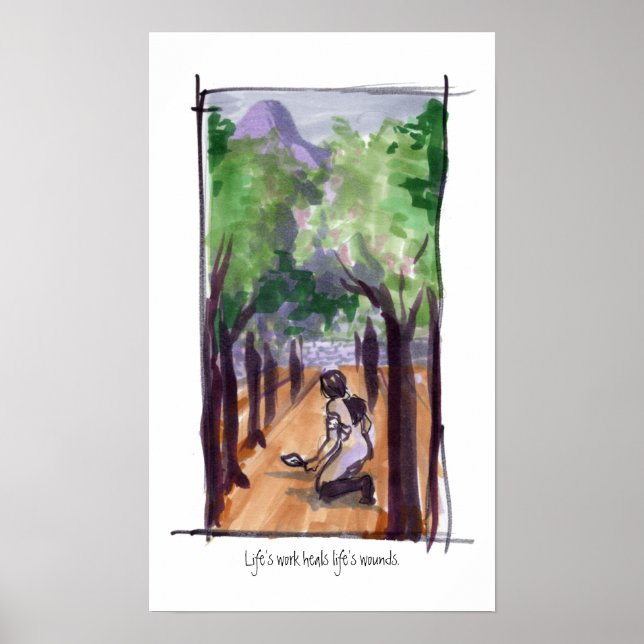 Die Arbeit des Lebens Poster (Vorne)