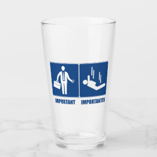 Die Arbeit ist wichtig, das Tauchen in der Luft is Glas