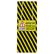 Die Arbeiter danken Ihnen für die Weintasche