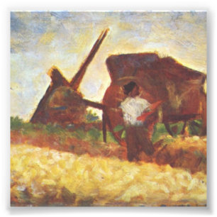 Die Arbeiter durch Georges Seurat Fotodruck