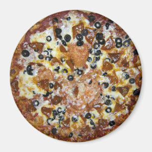 Die Arbeits-Pizza Magnet