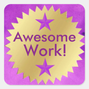 Die Arbeits-Preis-Aufkleber des bemerkenswerten Quadratischer Aufkleber