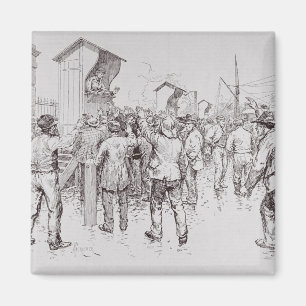 Die Arbeitslosen in London Magnet