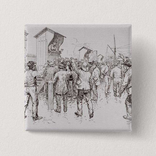 Die Arbeitslosen von London Button (Vorderseite)