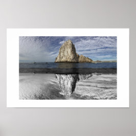 Die Arch Cabo Mexico Reflexionsfotografie Poster