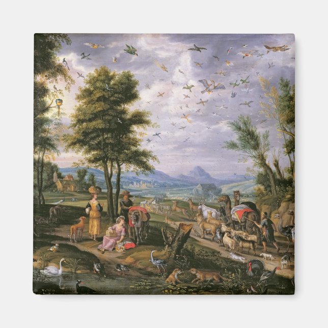 Die Arche betreten Magnet (Vorne)