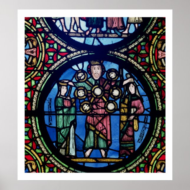 Die Arche des Bündnisses, Detail Gottes mit Poster (Vorne)