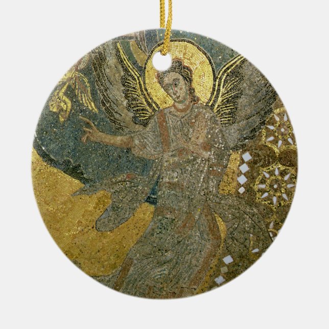 Die Arche des Vertrages gestützt durch Cherubim, Keramik Ornament (Vorne)