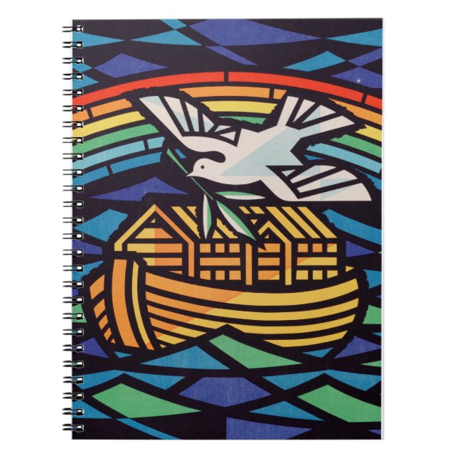 Die Arche Noas mit dem Heiligen Geist Notizblock (Vorderseite)