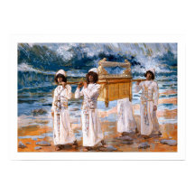 Die Arche überquert den Jordan von James Tissot