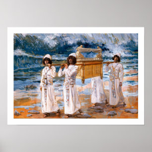 Die Arche überquert den Jordan von James Tissot Poster