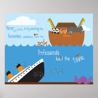 Die Arche und die Titanic Poster