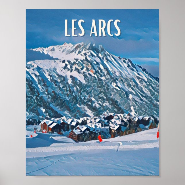 Die Arcs Skistation Poster (Vorne)