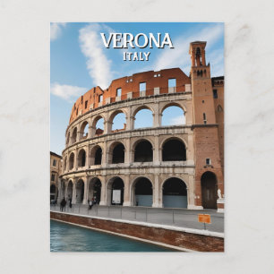 Die Arena von Verona, Italien Postkarte