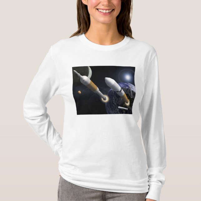 Die Ares-I-Crew startet T-Shirt (Vorderseite)