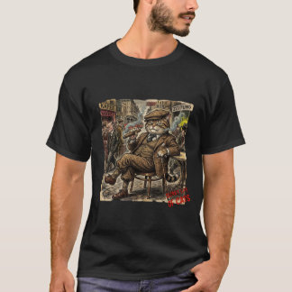 Die Aristokratische Katze: Zigaretten rauchende Ka T-Shirt