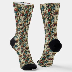 Die arkane Anarchie – gothisches viktorianisches D Socken