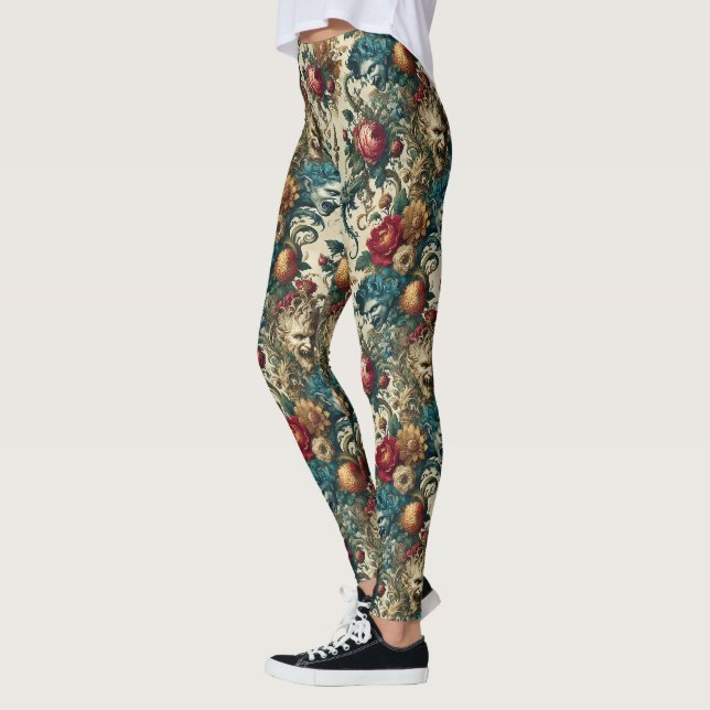 Die Arkane Anarchie - Gotisches Viktorianisch Leggings (Links)